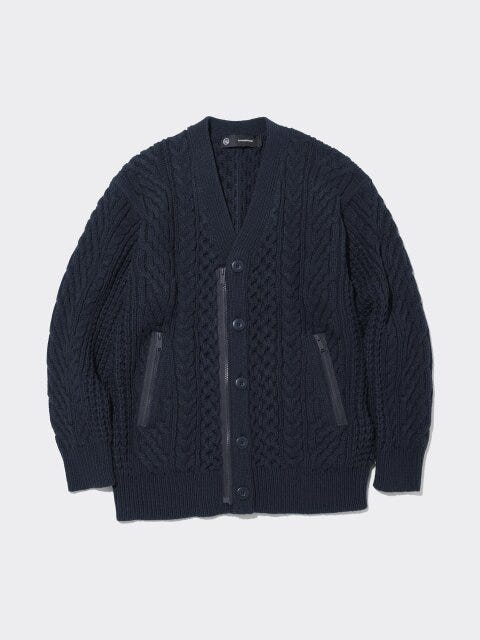 GU ケーブルカーディガン GUのケーブルカーディガン