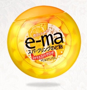 e-ma のど飴 シトラススパークリング（新商品）