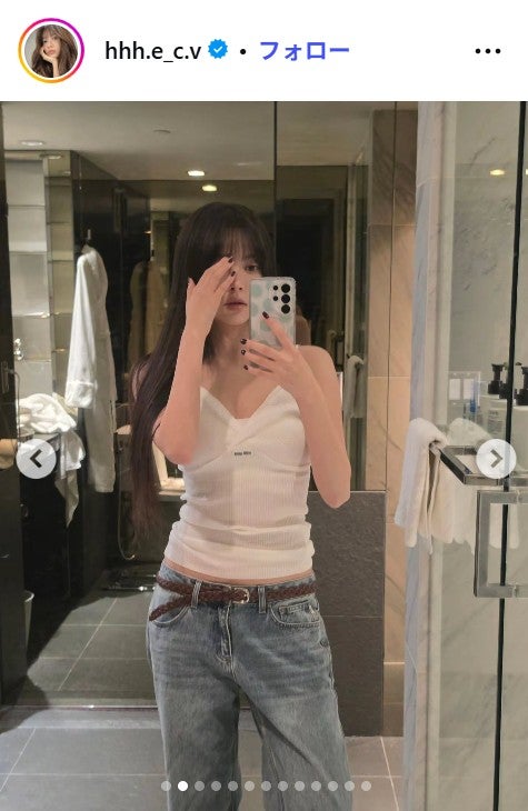 HONG EUNCHAE Instagramより