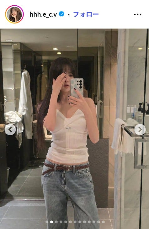 HONG EUNCHAE Instagramより