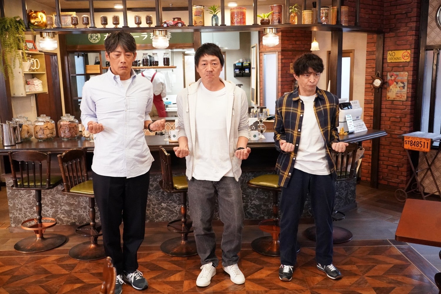 反町隆史、大森南朋、津田健次郎「ラムネモンキー」第1話（C）フジテレビ