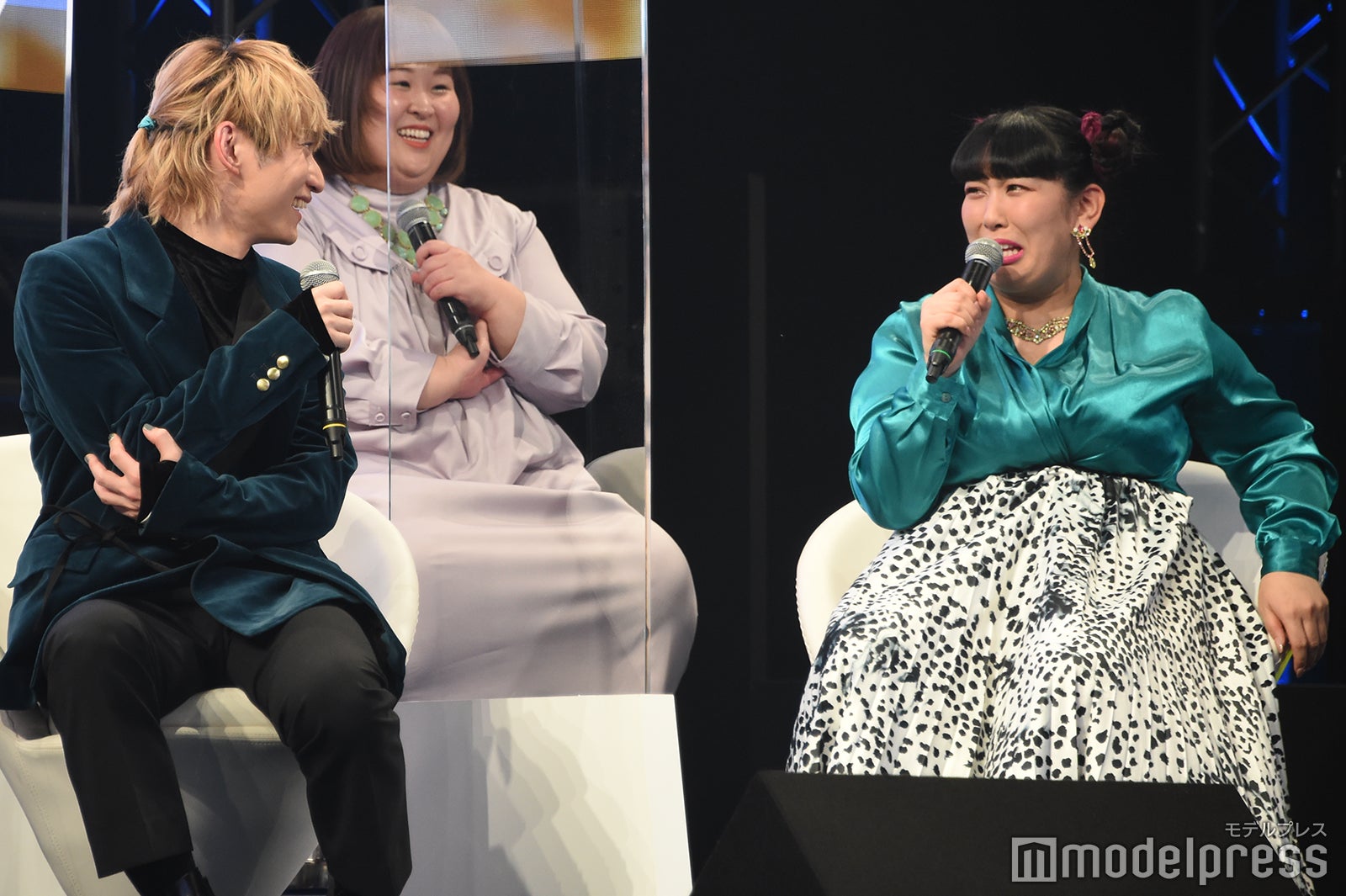 ゆめっち、SKY-HIと「モルカー」について語るも…（C）モデルプレス