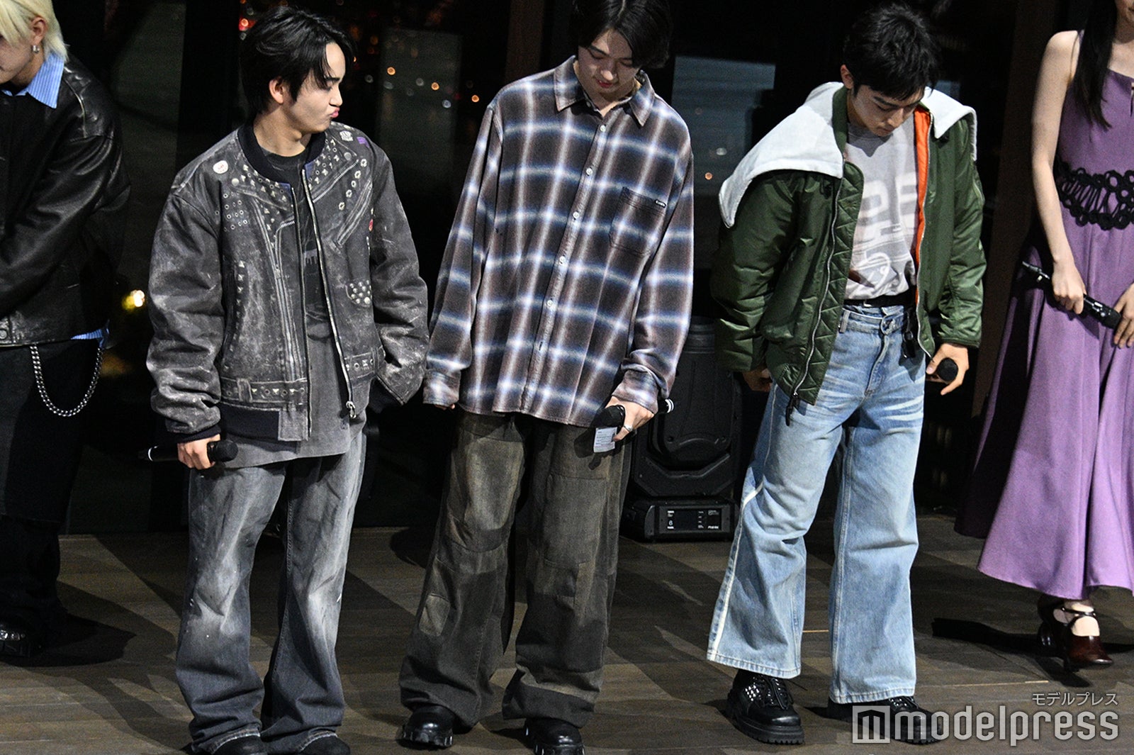 リズムにノリノリのTAIKI、RUI、KANON（C）モデルプレス