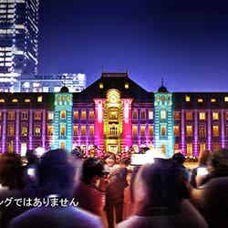 「東京駅メモリアルライトアップ」（C）東京ミチテラス2014