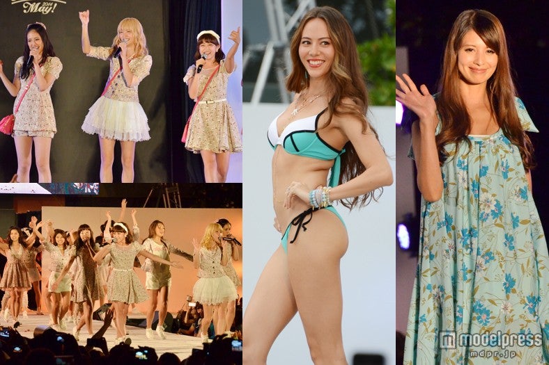道端ジェシカ、吉川ひなの、E-girlsがビーチで豪華絢爛ファッションショー「ハワイアン・メイ！2014」＜写真特集＞