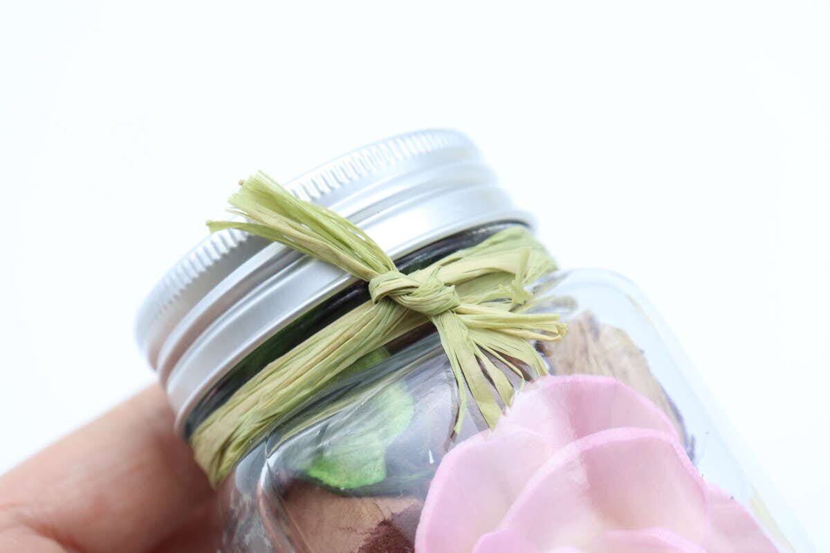 ガラスポプリ（ラベンダー）　デザイン