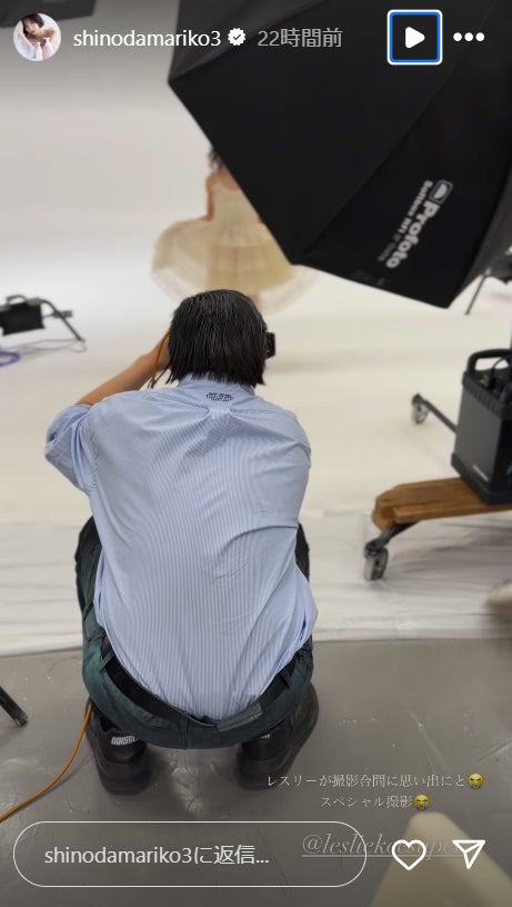 篠田麻里子Instagramストーリーズより