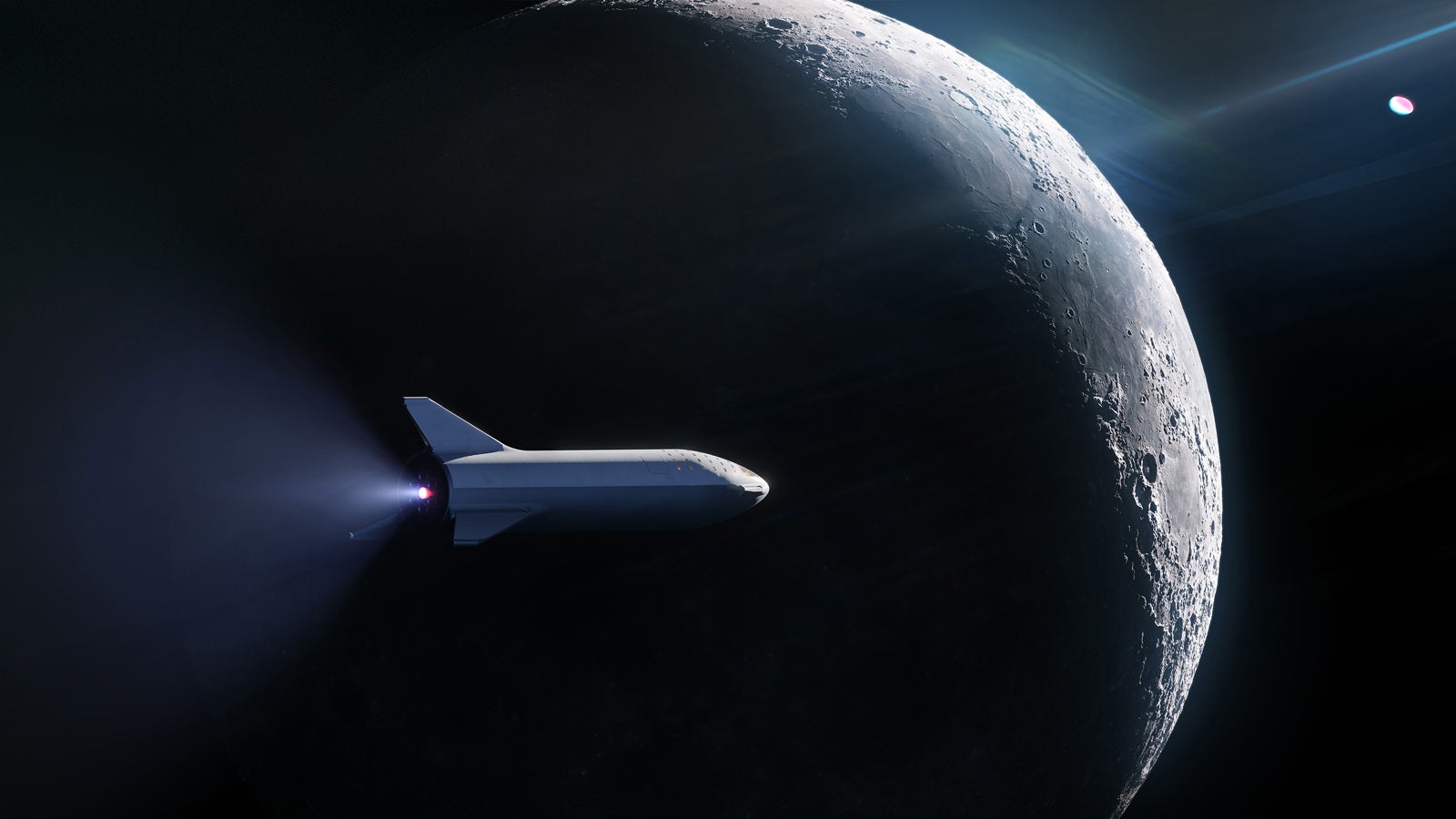 「BFR」による月周回イメージ（提供画像）
