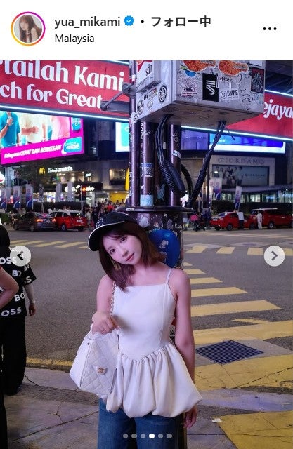 三上悠亜Instagramより