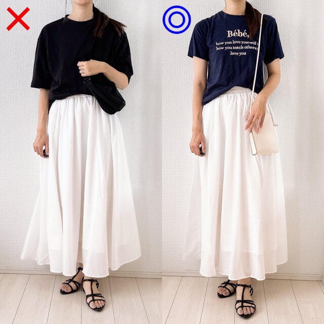 白スカート
