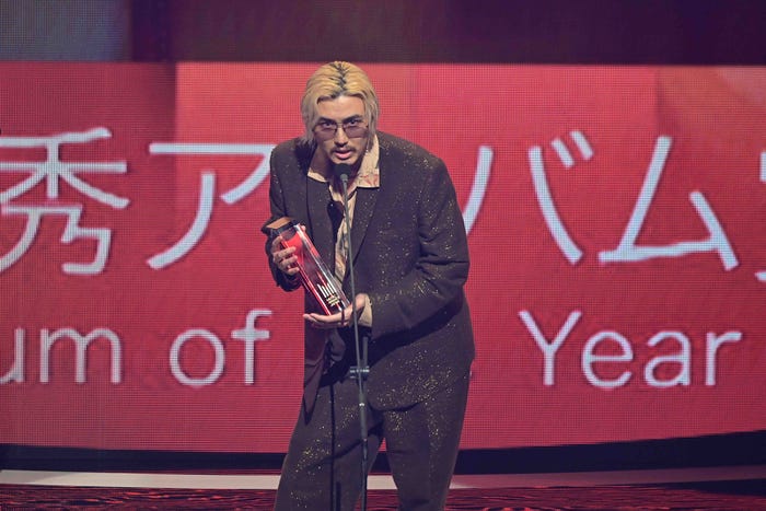 藤井 風(C)CEIPA/MUSIC AWARDS JAPAN2025
