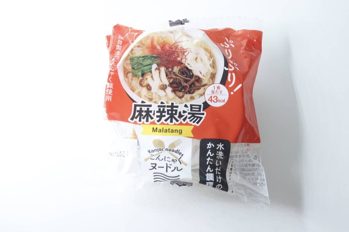 ダイソーの麻辣湯こんにゃくヌードルの商品パッケージ ダイソーの麻辣湯こんにゃくヌードルの商品パッケージ