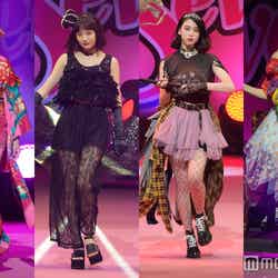「Seventeen 夏の学園祭2016」スペシャルステージに出演した（左から）中条あやみ、広瀬すず、三吉彩花、飯豊まりえ（C）モデルプレス