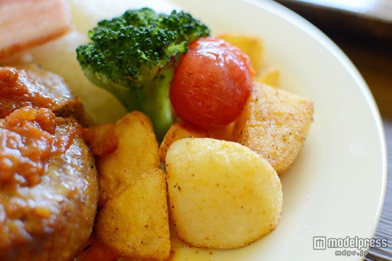 ホクホクポテトも添えられてる