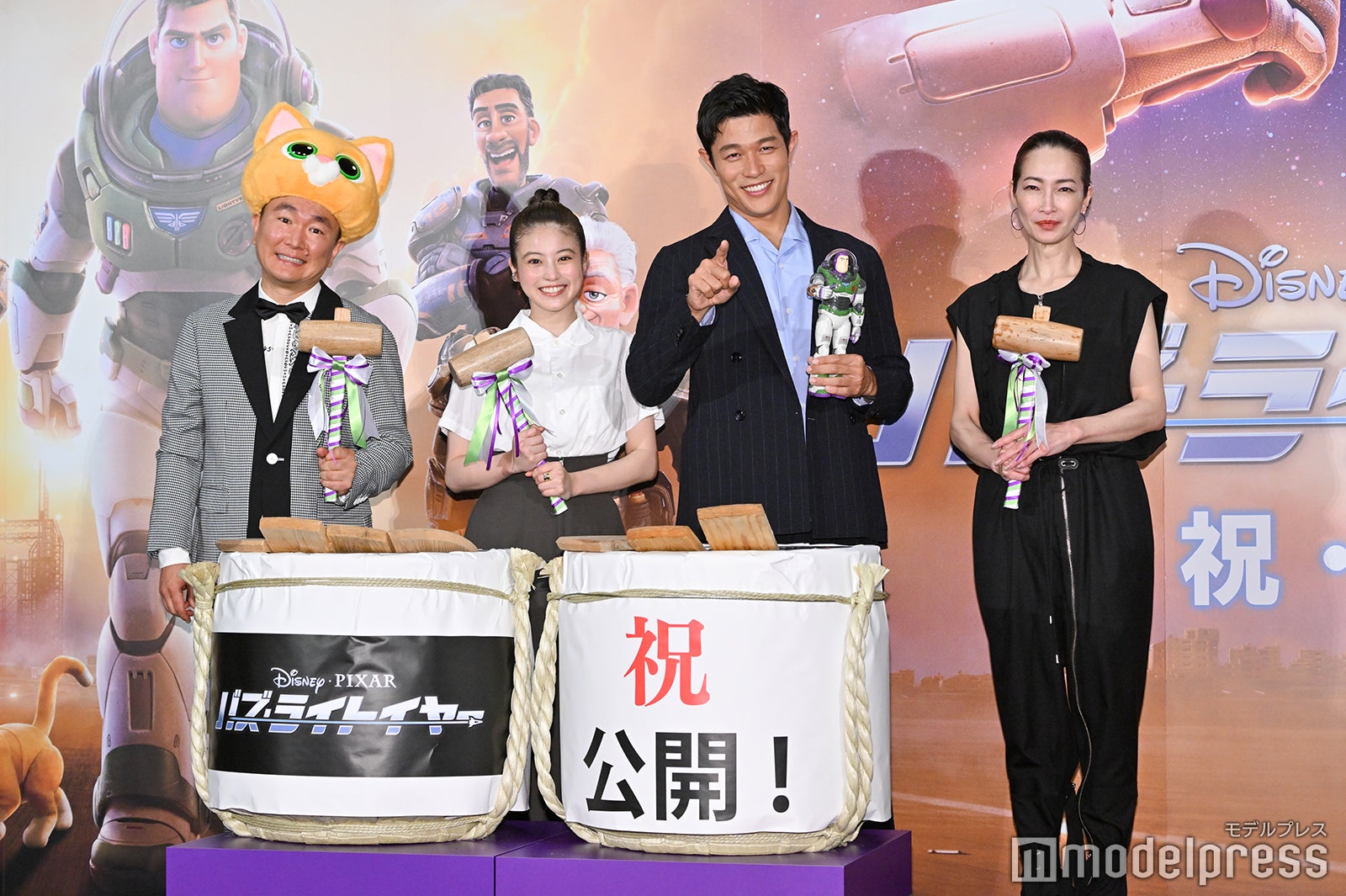 山内健司（かまいたち）、今田美桜、鈴木亮平、りょう（C）モデルプレス