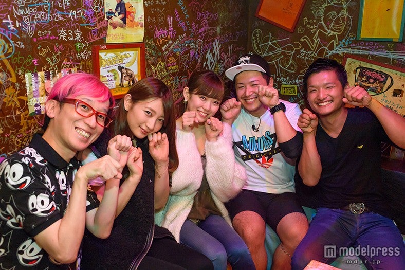 （左から）ビーコママ、岸野里香、渡辺美優紀、一輝くん、はじめちゃん