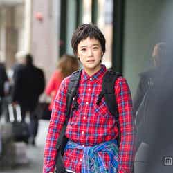 蒼井優/新CM「check」篇メイキングショット