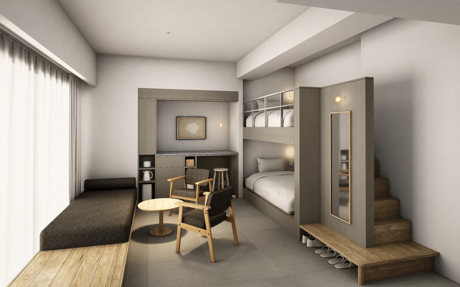 無印良品の宿「MUJI BASE」京都・清水に誕生 全18部屋&小川珈琲の希望者限定朝食も