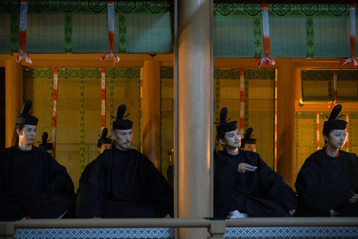 渡辺大知、本田大輔、町田啓太、金田哲「光る君へ」第44話(C)NHK