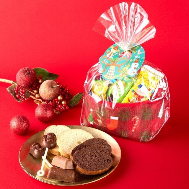 シャトレーゼ Xmasラッピングポーチ シャトレーゼ Xmasラッピングポーチ