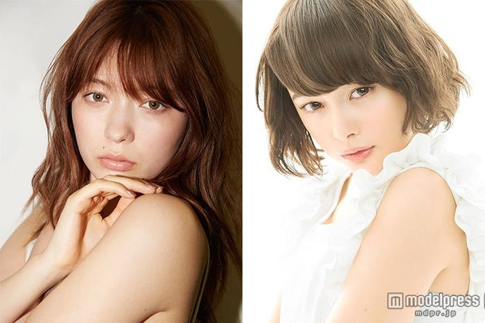 オープニングモデルを務める八木アリサ、玉城ティナ