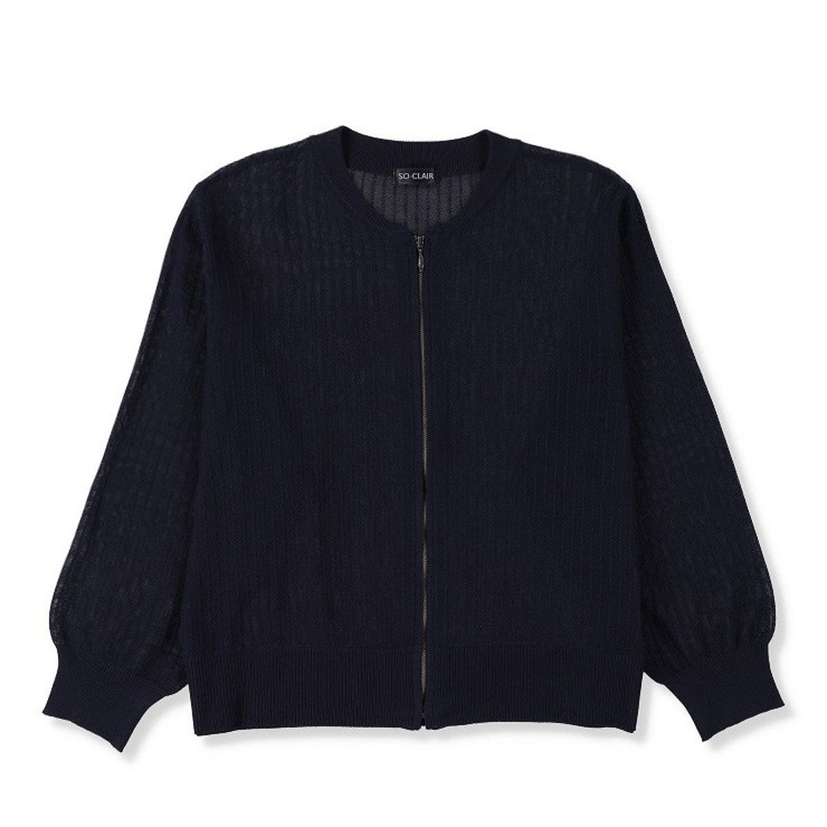 しまむらのシアーZIPブルゾン