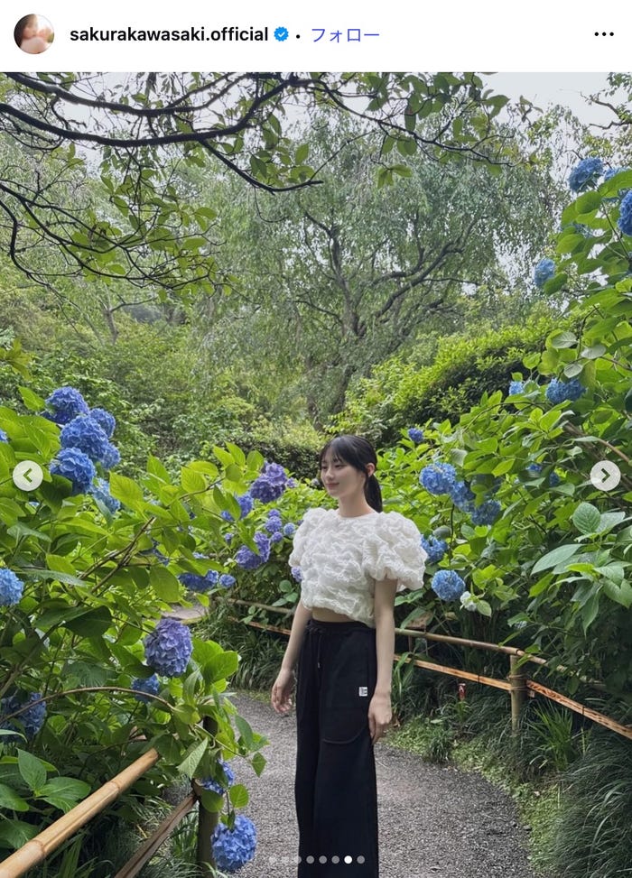 川崎桜Instagramより