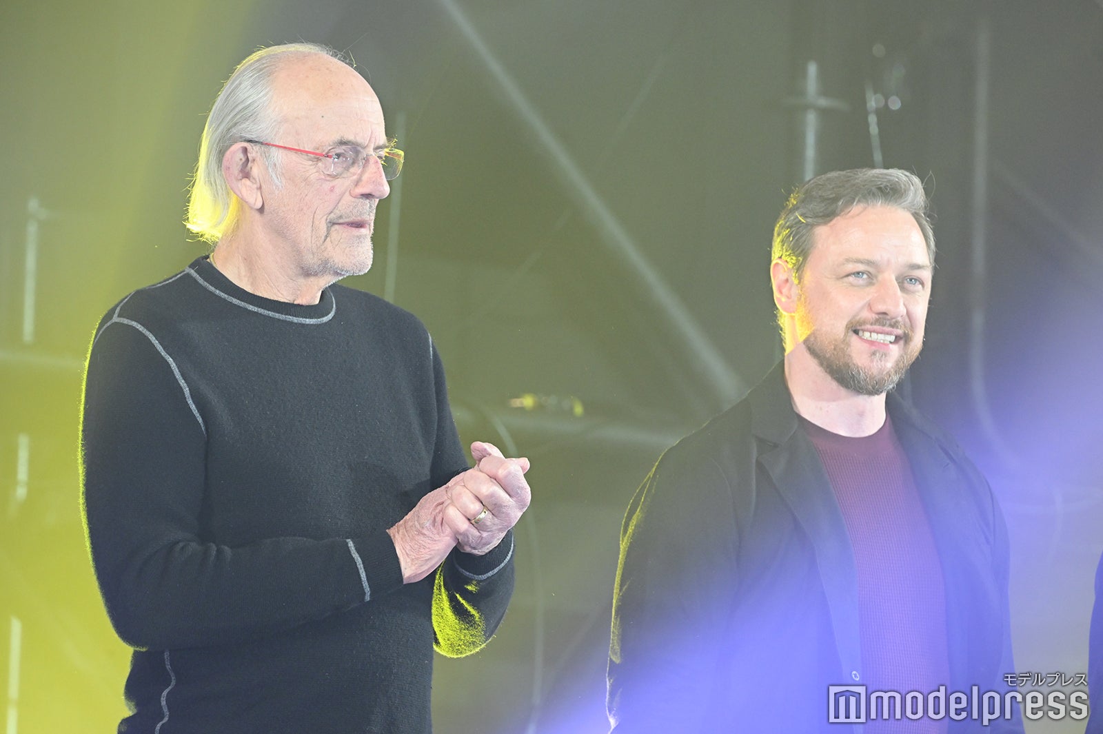 クリストファー・ロイド、ジェームズ・マカヴォイ （C）モデルプレス