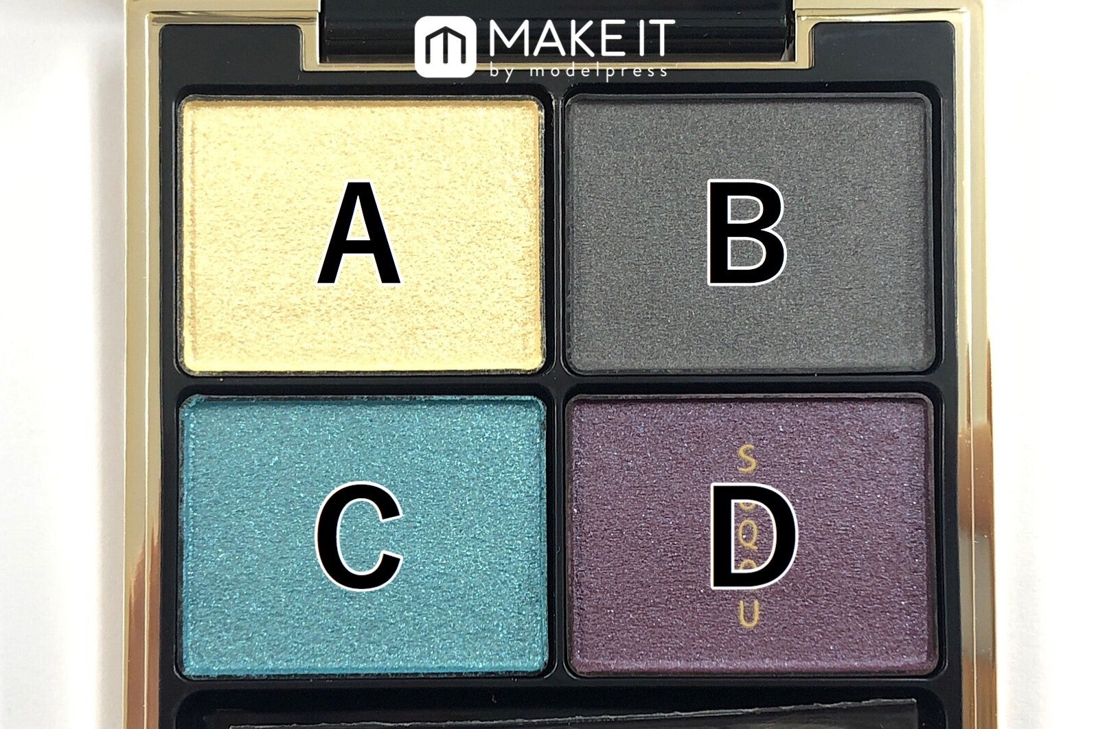 A：ハイライトカラー、B：ダスティカラー、C：イリデッセントカラー、D：ディープカラー (C)メイクイット