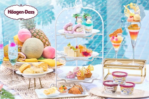 ハーゲンダッツ×旬の夏フルーツがアフタヌーンティーに！ 「ベイサイド・サマー・アフタヌーンティー withハーゲンダッツ」開催