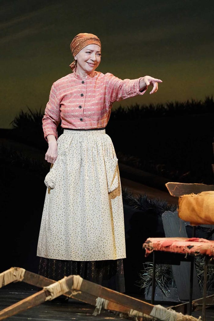 鳳蘭「屋根の上のヴァイオリン弾き」 (提供写真)