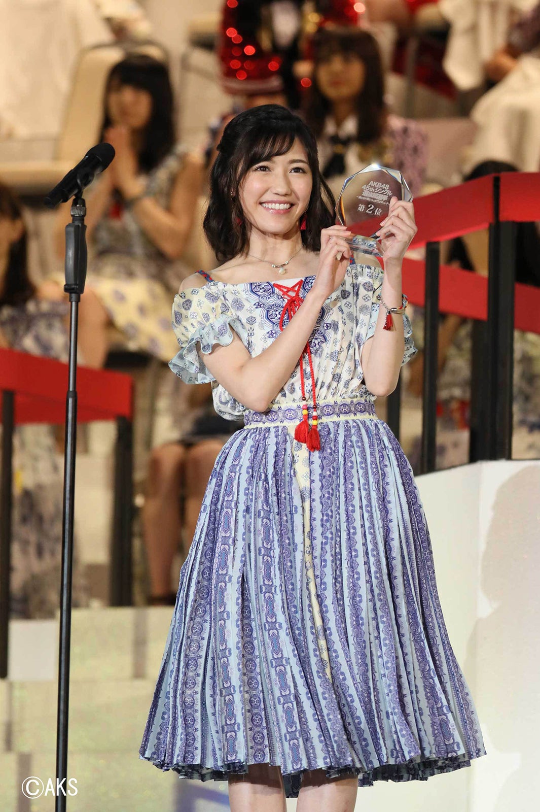 渡辺麻友／「第8回選抜総選挙」より（C）フジテレビ