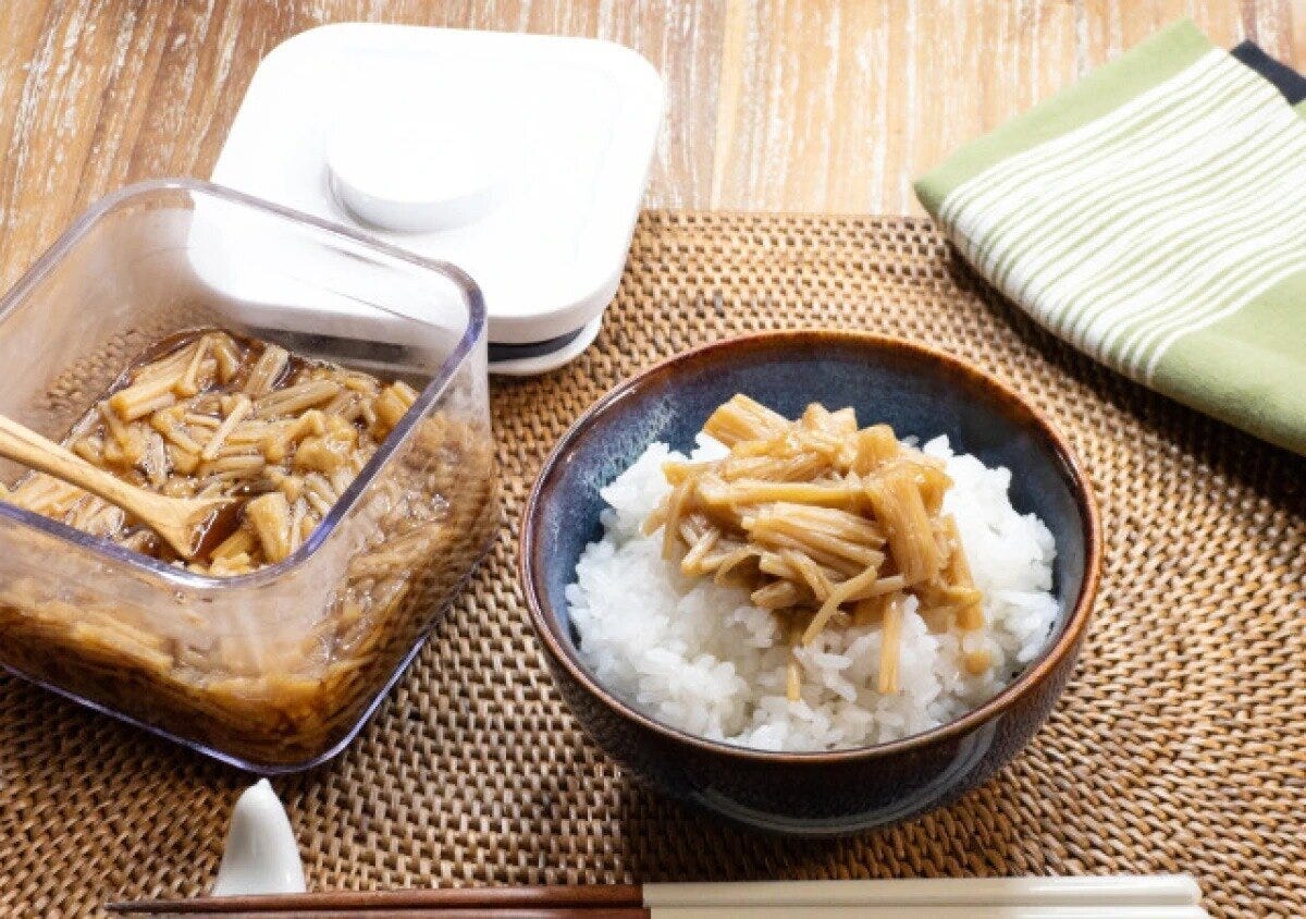 レンジで簡単手作りなめ茸