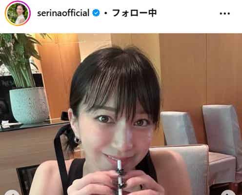 芹那、タンクトップで夏祭り満喫「ビールが似合う」「デート写真みたい」の声