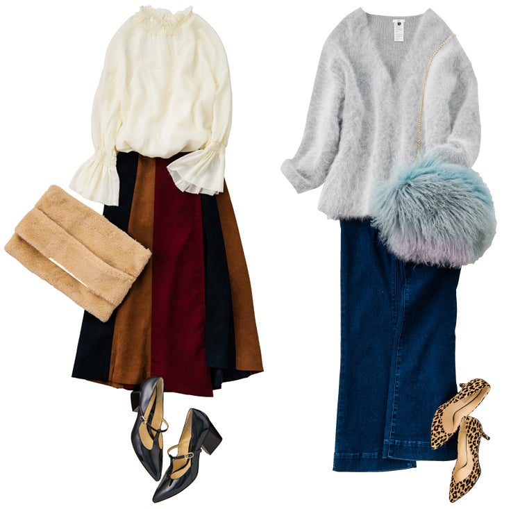 デートに最適！“フワモテ”カジュアルコーデ