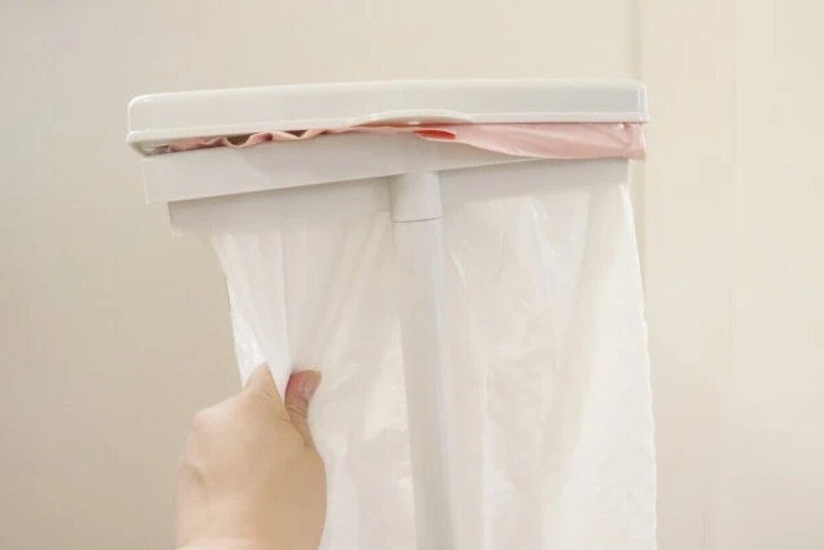 ダイソー　ゴミ袋ホルダー　使用例