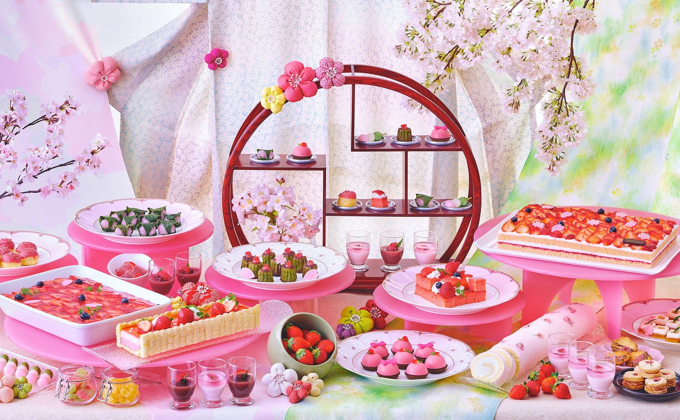 スイーツブッフェ「いちごとさくら」／提供画像