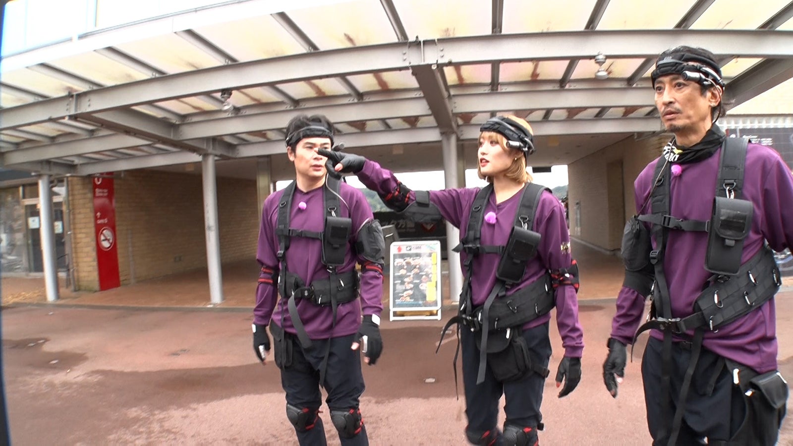 （左から）吉村崇、王林、大沢樹生 （C）フジテレビ