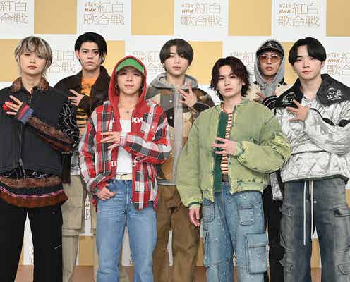 <紅白本番>BE:FIRST、ワンカメで魅せる一糸乱れぬダンス 2度目の出場で圧倒的パフォーマンス