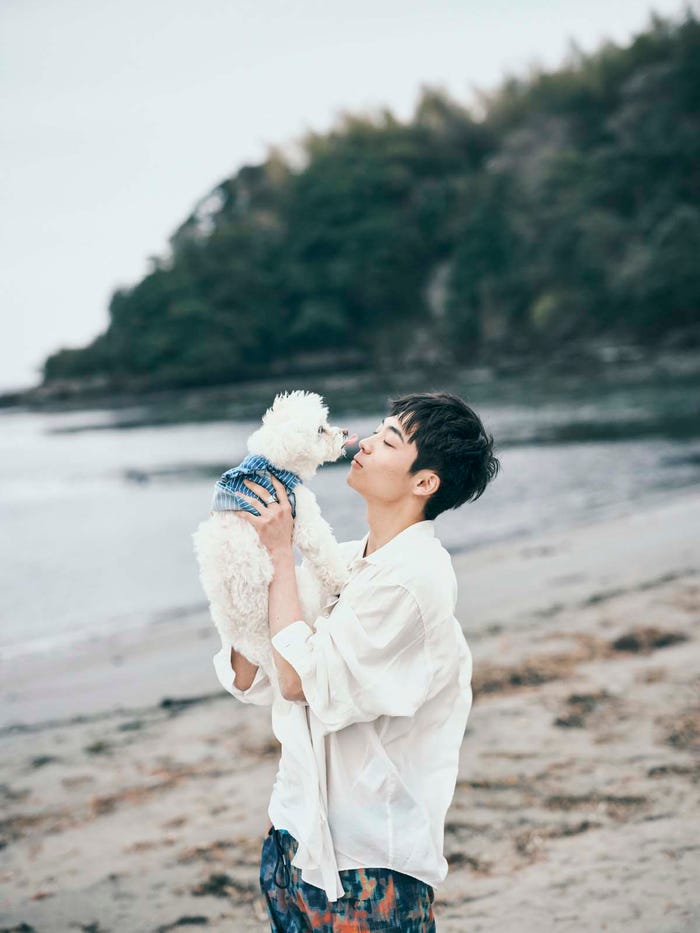 八村倫太郎1st写真集「record」お気に入りカット/撮影:中野修也 ワニブックス刊(提供写真)