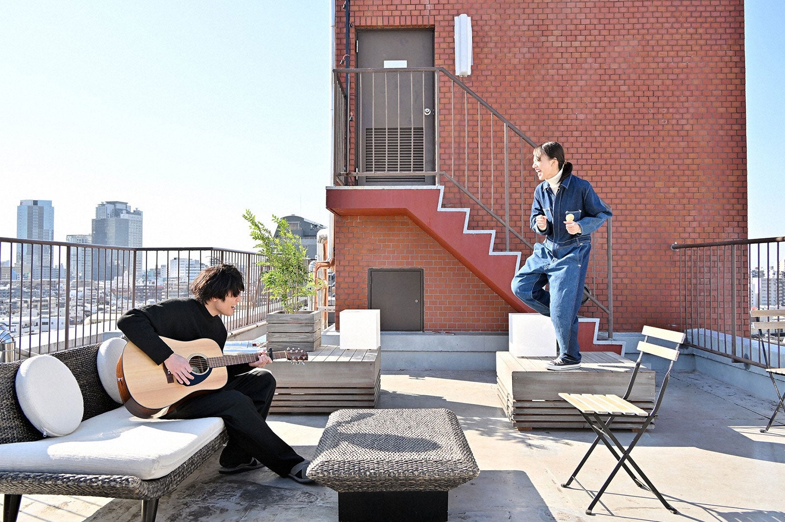 間宮祥太朗、清原果耶／「ファイトソング」第5話より（C）TBS