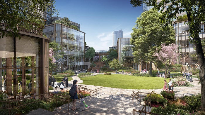 虎ノ門・麻布台プロジェクト／画像提供：森ビル