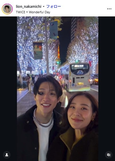 中道理央也Instagramより