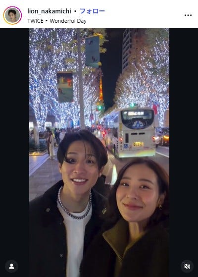 中道理央也Instagramより