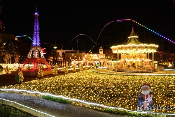 50万球のイルミ輝く「リサとガスパールタウン」でほっこり心温まるクリスマス