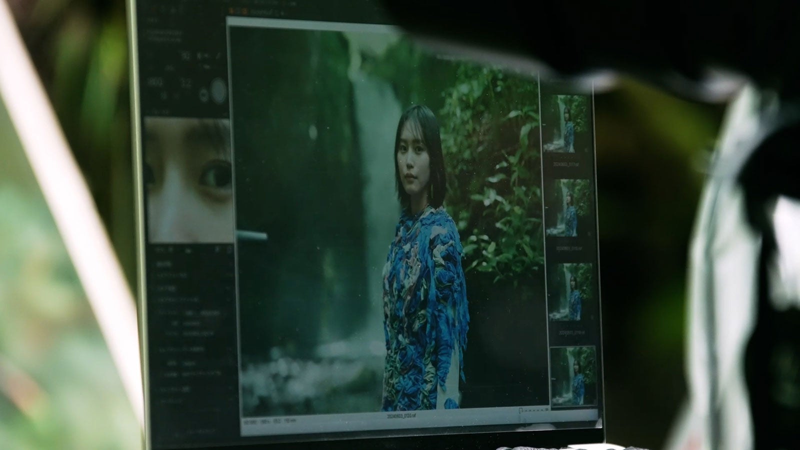 南沙良「Why Epson？自然環境への想い」篇メイキングより（提供写真）