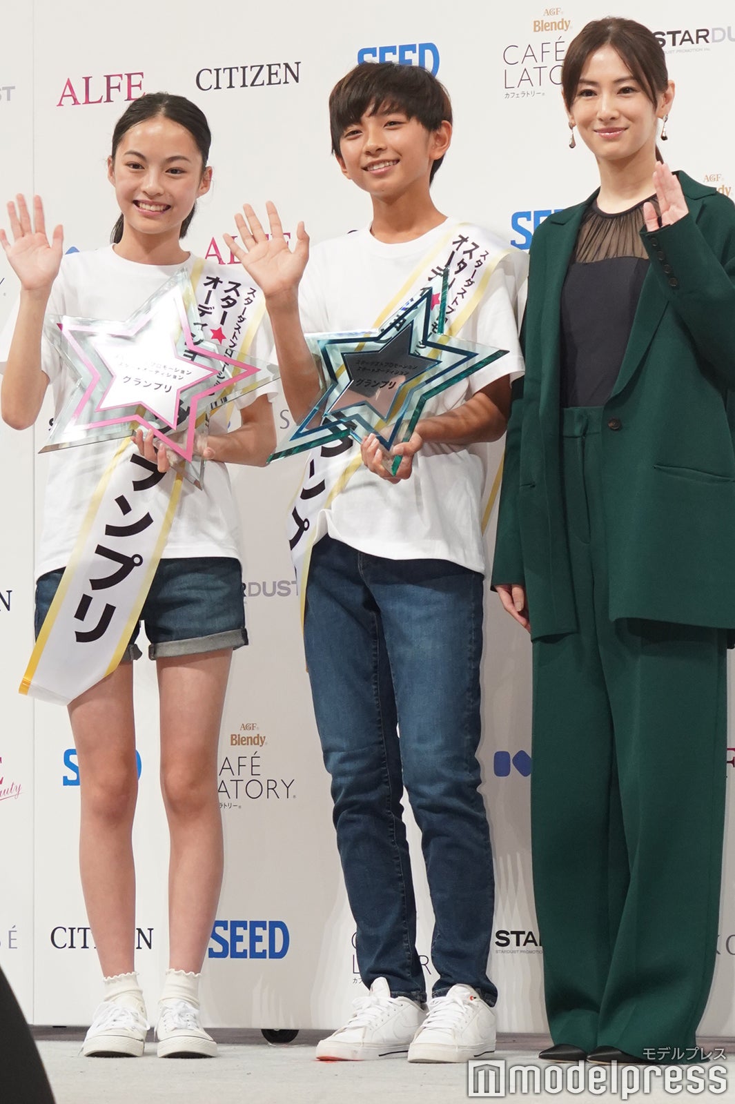 山木雪羽那さん、竹野世梛さん、北川景子 （C）モデルプレス