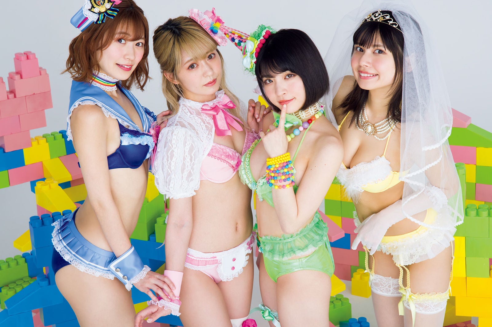 新生でんぱ組・鹿目凛ら、カラフル水着姿で「週プレ」表紙