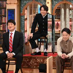 （左から）林修、伊沢拓司、阿部サダヲ （C）テレビ朝日