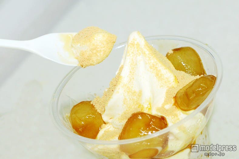 濃厚ソフトクリームと、さっぱりきなこの相性がバツグン!